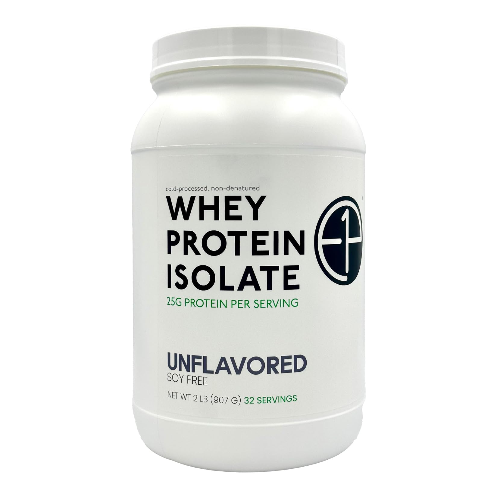 E1P Whey Protein Isolate: bote de 2 lb para batidos rápidos y fáciles de medir