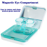Eagosion carcasa de grado médico, duradera para el cuidado diario de lentes.