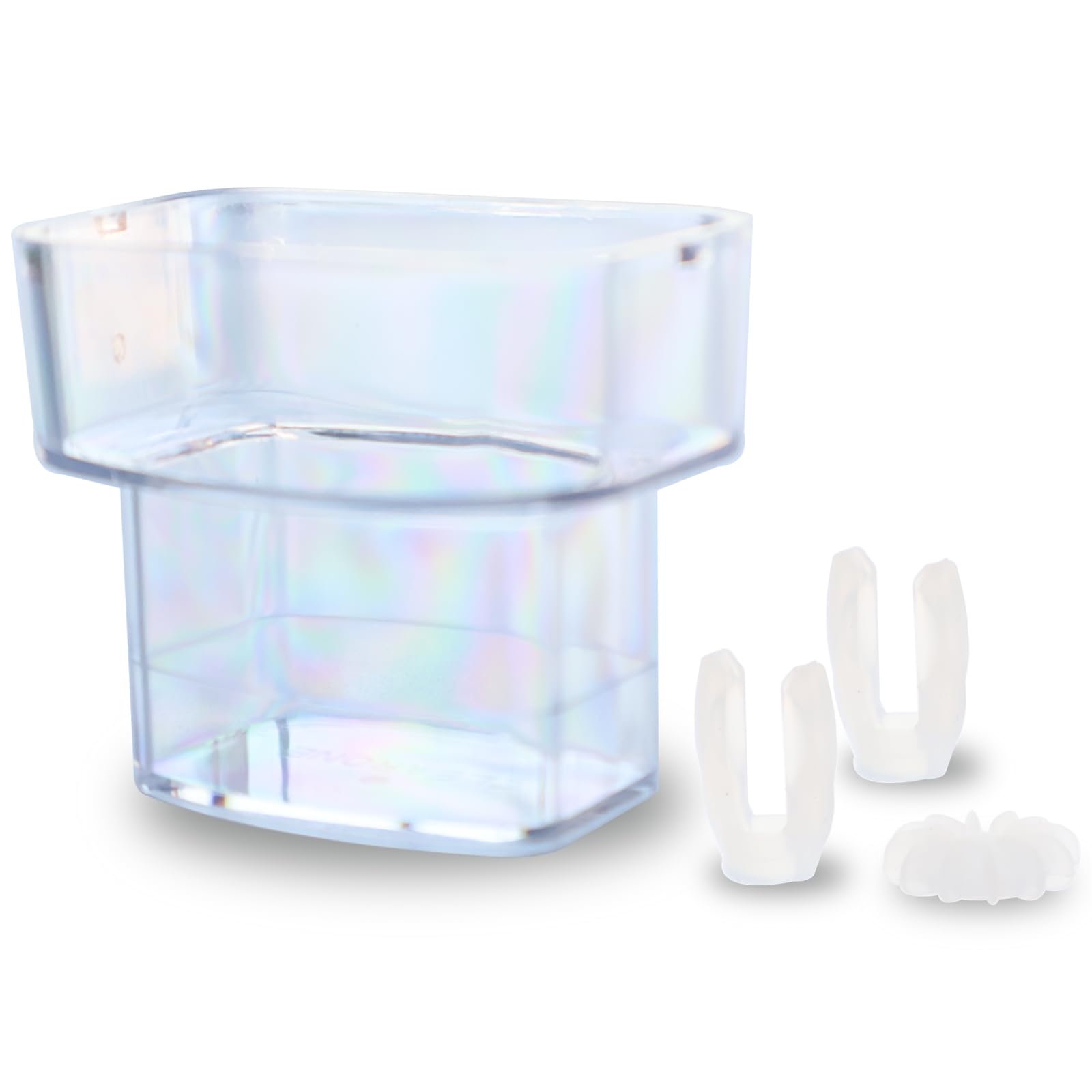 Limpieza de lentes escleral Eagosion GV Pro Plus con taza de peróxido para uso diario