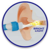 EAR BASICS Wax Extract viene con estuche para almacenamiento seguro.
