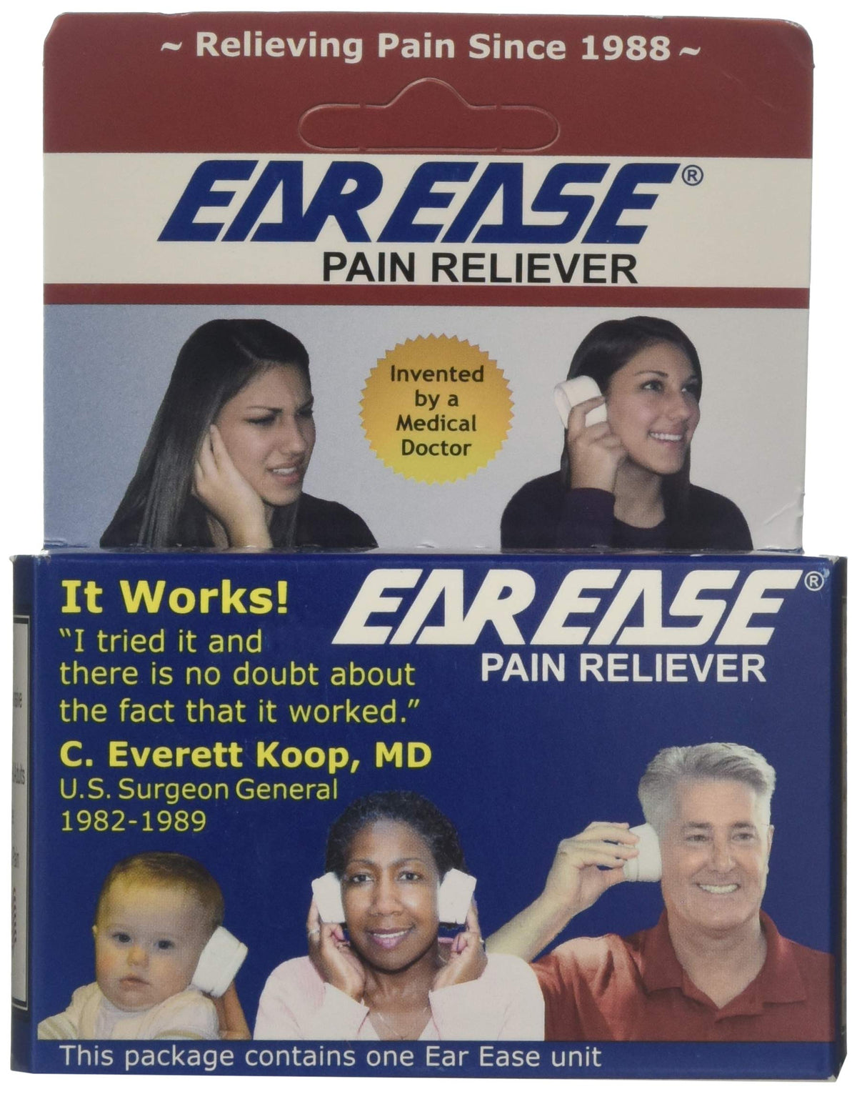 Ear Ease: botella de uso y vertido suave para alivio rápido.