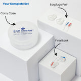 Estuche compacto de Earasers 19db para llevar en cualquier bolso
