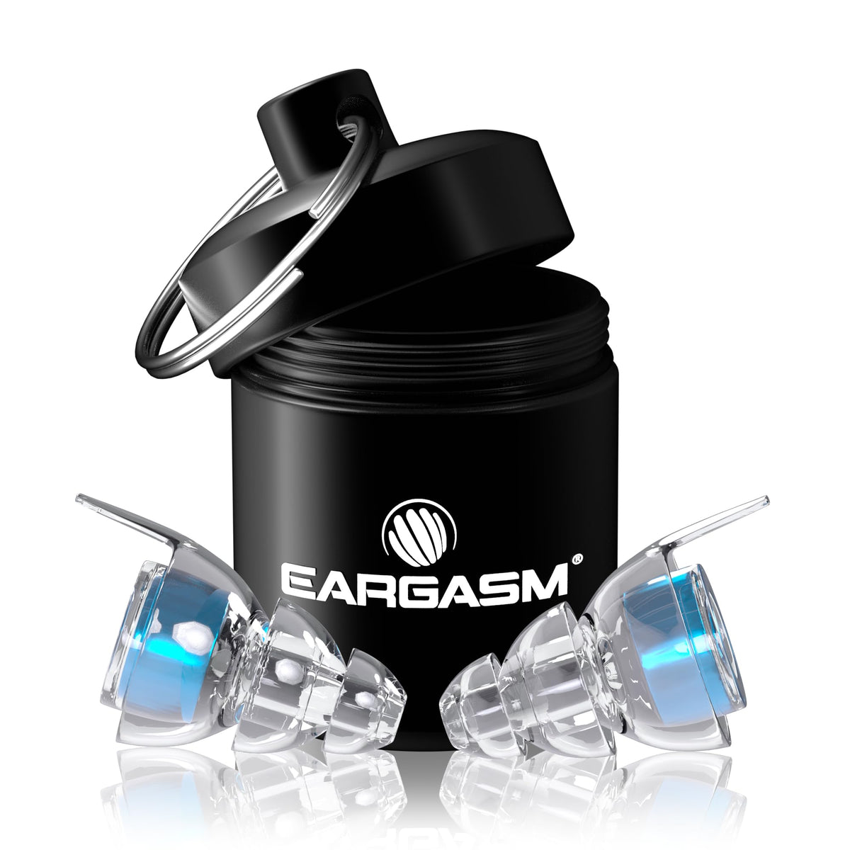 Tapones Eargasm de alta fidelidad para concierto: protección y claridad musical.