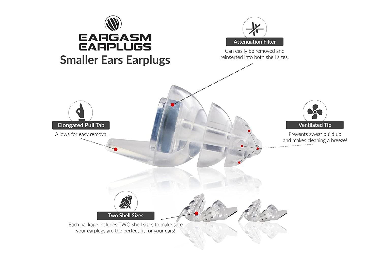 Eargasm Smaller Ears: tapones para dormir y mejorar el descanso