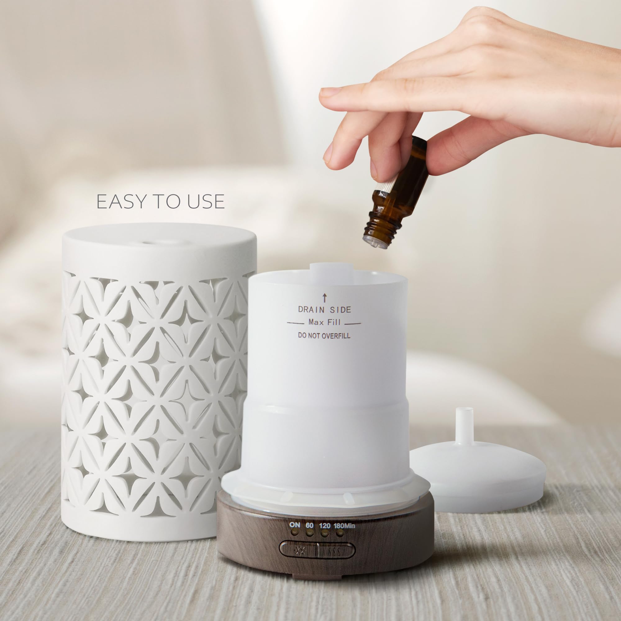 Earnest Living: difusor con apagado automático sin pitido para seguridad