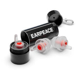 EarPeace tapones para conciertos con filtros ajustables que conservan claridad de sonido.