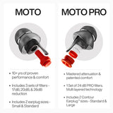 EarPeace Moto Pro estuche-aluminio para transporte seguro.