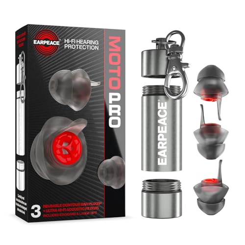 EarPeace Moto Pro proteccion-ruido-viento para conducción más cómoda.