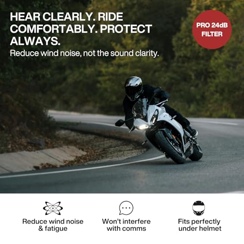 EarPeace Moto Pro rendimiento-regulado conforme normas US-EU.
