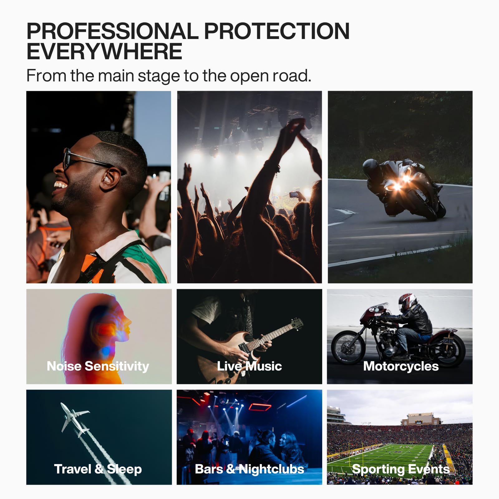 EarPeace Music PRO estuche compacto para transporte sencillo.