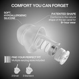 EarPeace Music PRO reutilizables para uso diario y ahorro.