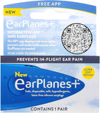 EarPlanes Original Adult EarPlugs, filtro CeramX, ayuda a mantener comodidad al volar