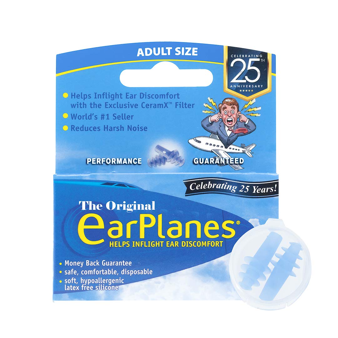 Uso de EarPlanes durante despegue y aterrizaje para confort auditivo