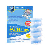 EarPlanes tapones de oídos, empaque de 5 pares, ideal para viajar y proteger oídos.