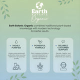 Earth BOTANIC Organic dosis de 40 días para rutinas constantes.