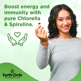 Earth Circle Organics empaque externo, opción ecológica para dieta vegana