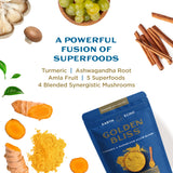 Earth Echo Golden Bliss mezcla para hornear con tono dorado