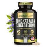 Earth Elixir Turkesterona en botella, potencia natural para entrenar.