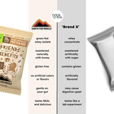 Earth Fed Muscle pack de 10 barras para abastecer entrenos.