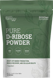 Earth Harmony Naturals D-Ribosa Polvo Frasco ofrece energía sostenida para entrenamientos diarios.