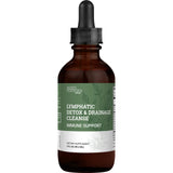 Earth Harmony Naturals Lymphatic Drainage Drops, botella vertiendo gotas para apoyar el sistema linfático