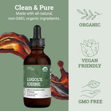 Earth Harmony Naturals medidor de dosis para uso seguro.