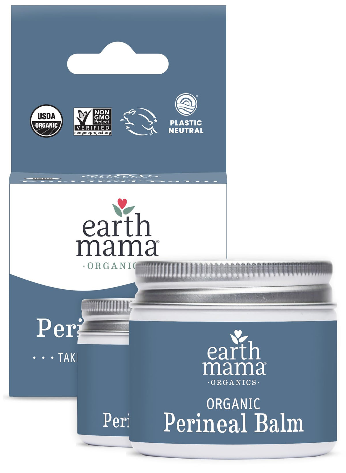 Earth Mama Bálsamo Perineal enfriamiento suave para comodidad posparto.