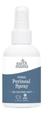 Earth Mama Perineal Spray, botella invertida para aplicación sin contacto y refresco suave.