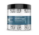 Earthborn Elements L-tirosina etiqueta del producto, muestra de pureza y lote.