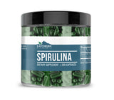 Earthborn Elements Spirulina, botella frontal, ideal para empezar el día con energía natural