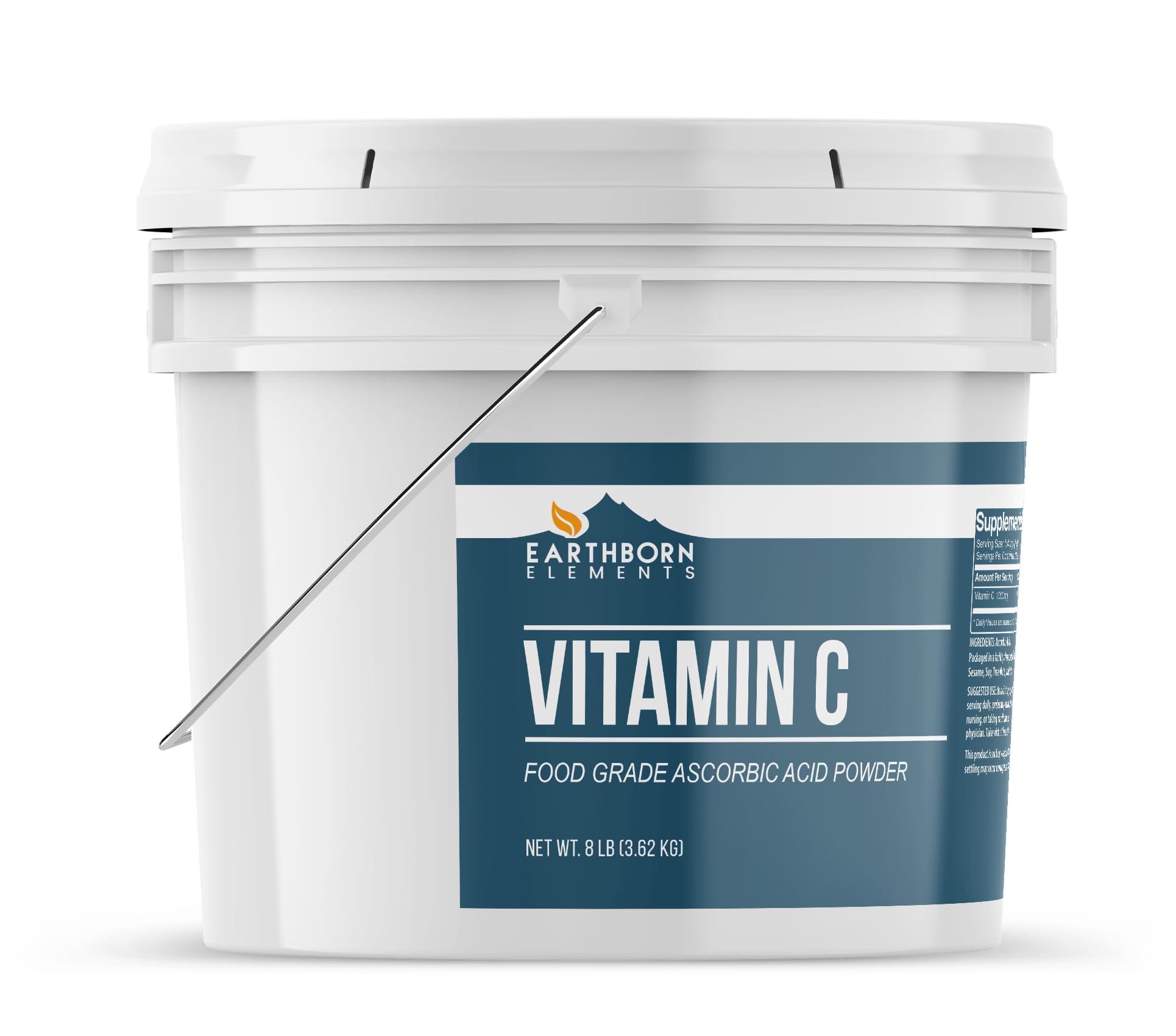 Earthborn Elements Vitamina C en polvo, mezcla en crema para piel suave