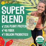 EarthChimp Proteína vegana sin lactosa y sin gluten, ideal para dietas.