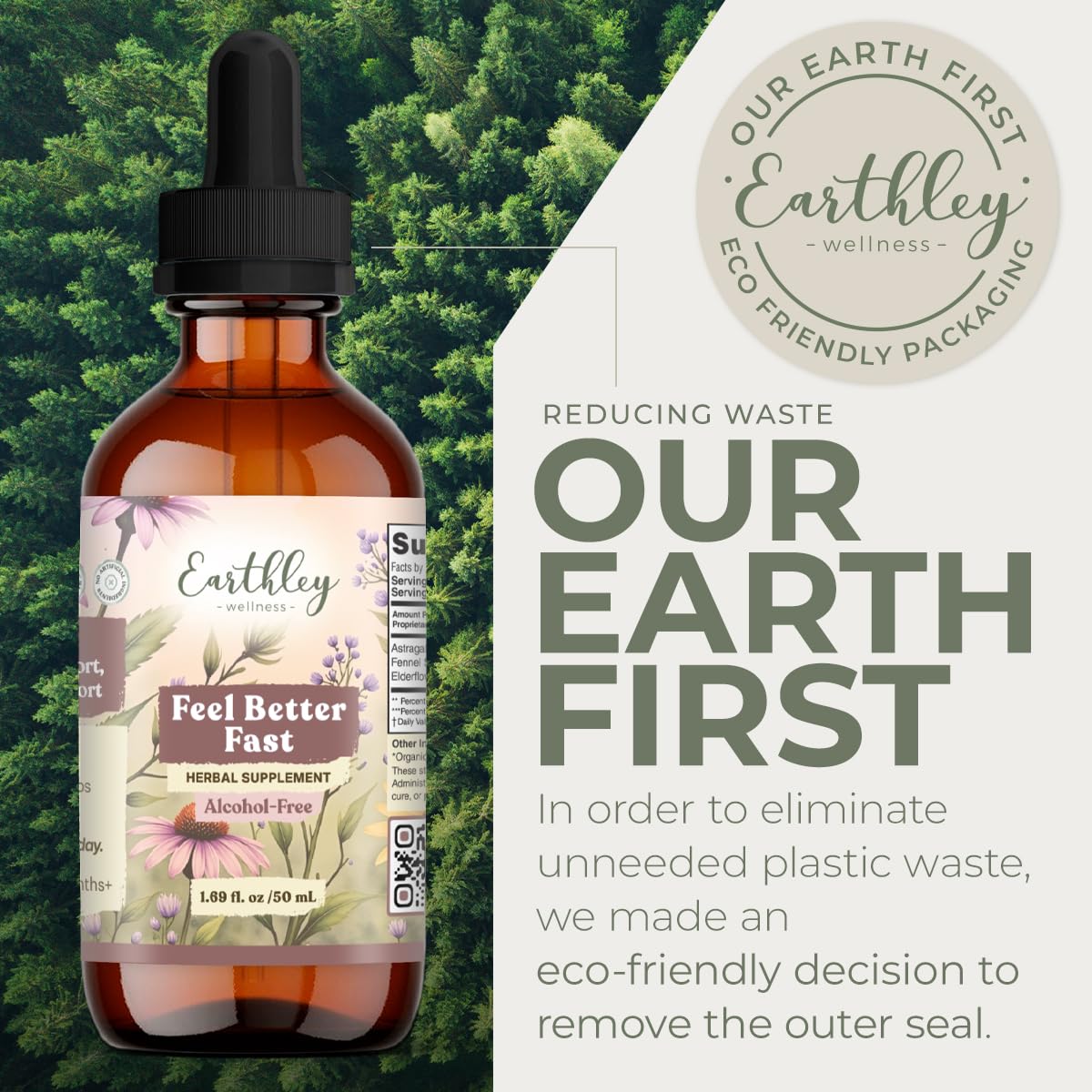 Earthley Wellness Siéntete Mejor Rápido, pensado para apoyar inmunidad y digestión.