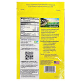 Earthrise espirulina 500 mg, etiqueta y dosis, porción diaria sugerida.