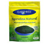 Earthrise Spirulina, polvo natural de 16 oz, ideal para batidos nutritivos.