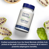 Earth's Bounty Noni Capsules, cápsulas brillantes, aporte de nutrientes para el día.