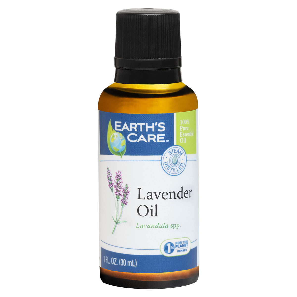 Earth's Care: botella de aceite de lavanda para aromaterapia.