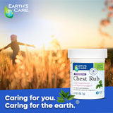 Earth's Care Chest Rub aroma natural y sensación refrescante