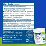 Earth's Care Chest Rub para congestión nocturna y descanso