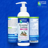 Earth's Care loción eczema con argán marroquí hidratante nutritivo.