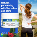 Earth's Care Muscle & Joint Rub, textura ligera que no deja grasa.