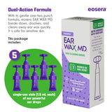 Earwax MD uso con audífonos: evita acumulación de cerumen.