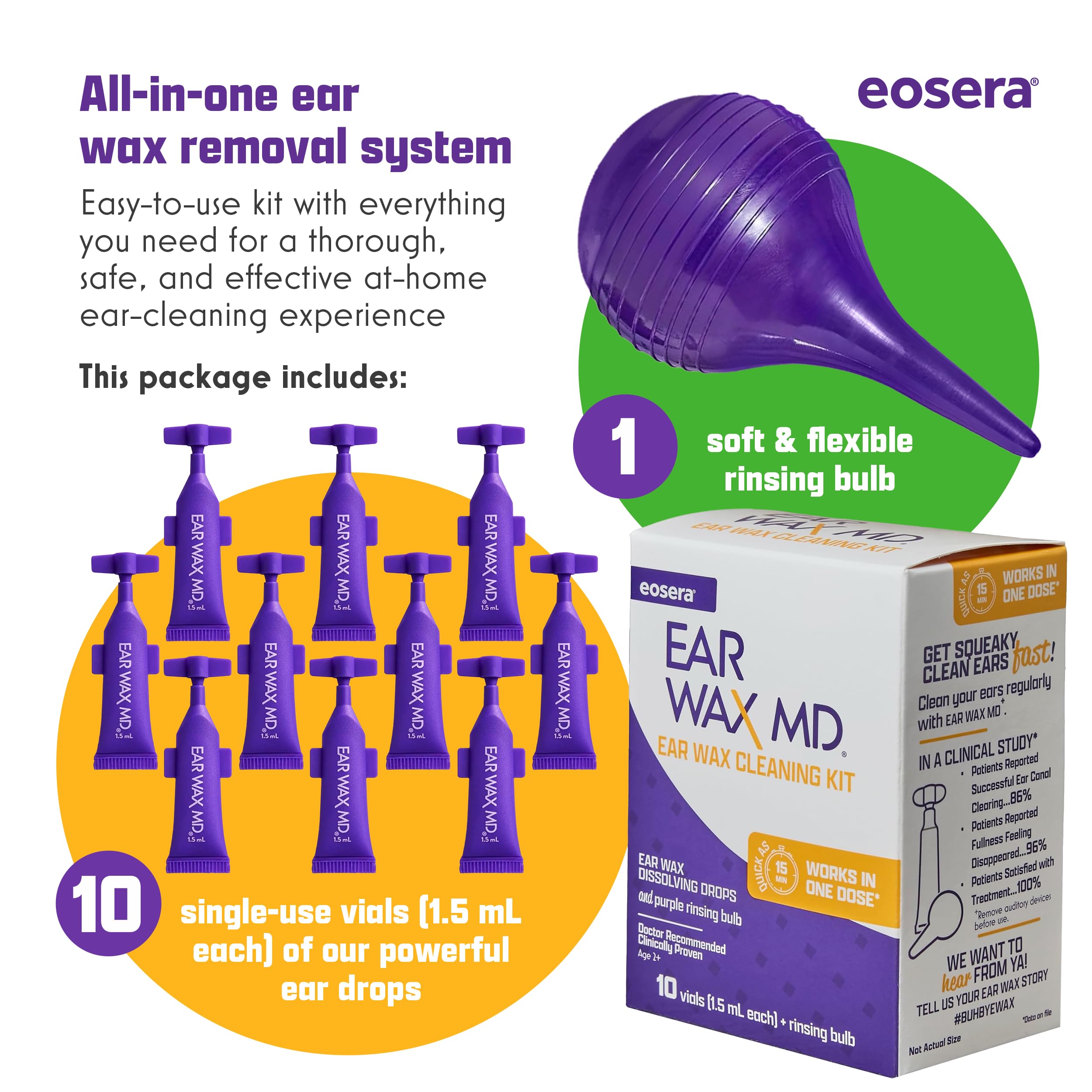 Ideal para usuarios de audífonos con Earwax MD para evitar acumulación de cerumen
