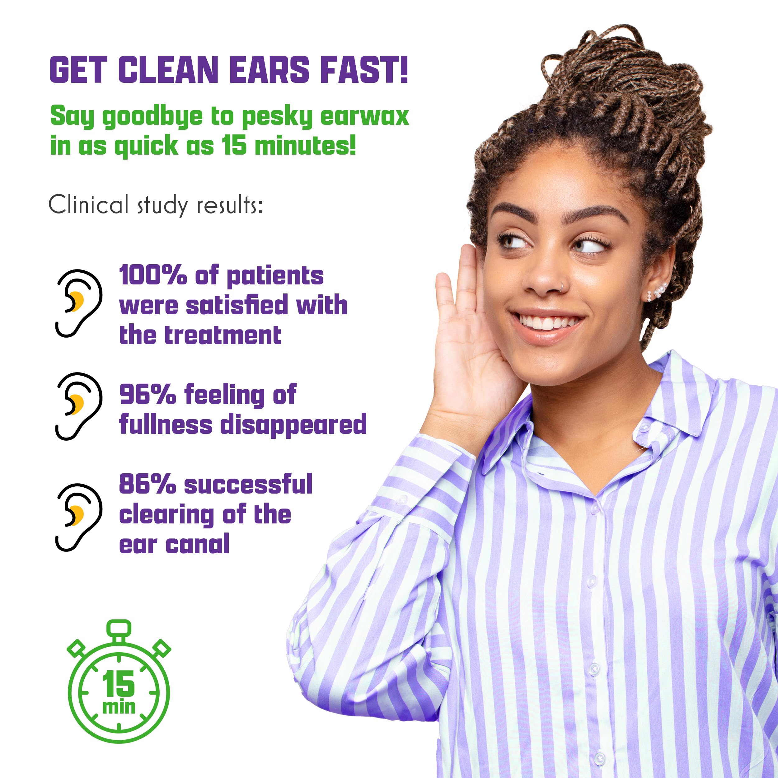 Earwax MD vial uso unico 1-5ml: dosificación precisa.