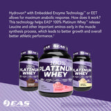 EAS 100% Platinum: preparación rápida de batido proteico para entrenamientos