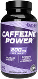 EAS Caféina Power 200 mg, frasco visto de frente para más energía