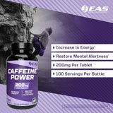 EAS Caféina Power, tableta en mano lista para concentración