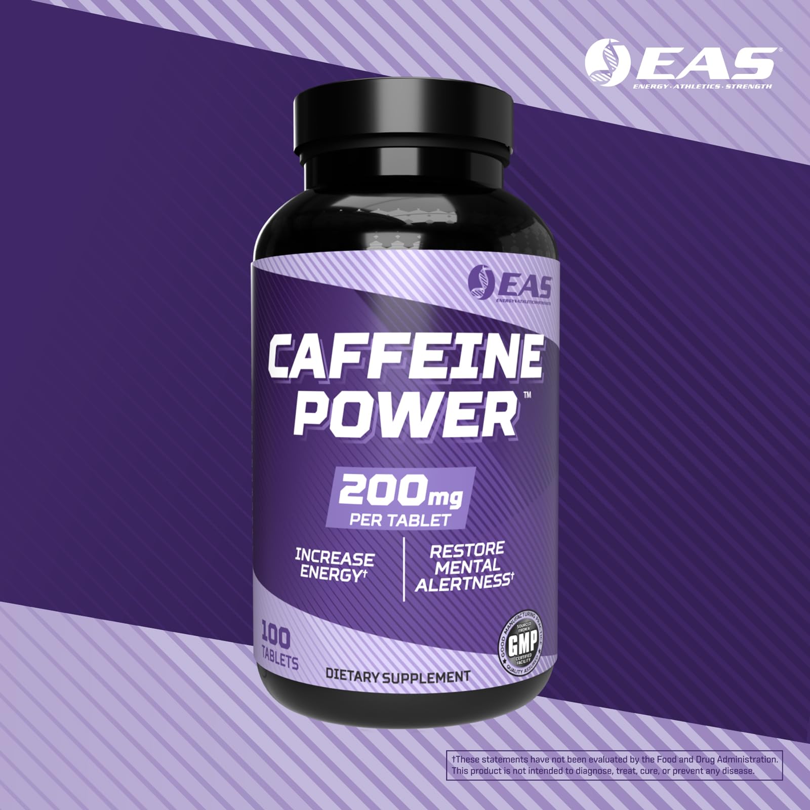 EAS Caféina Power 200 mg en uso diario para energía sostenida