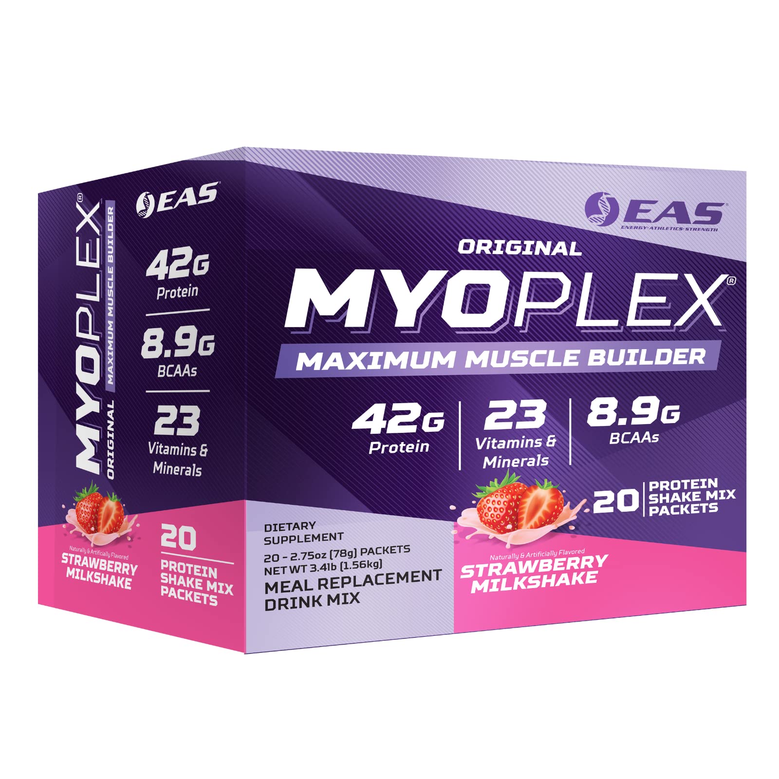 EAS Myoplex: paquetes individuales prácticos para llevar y consumir como reemplazo de comida