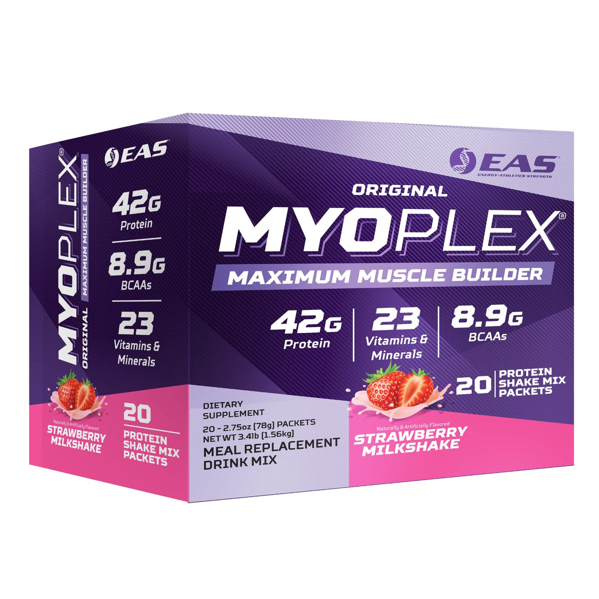 EAS Myoplex: paquetes individuales prácticos para llevar y consumir como reemplazo de comida